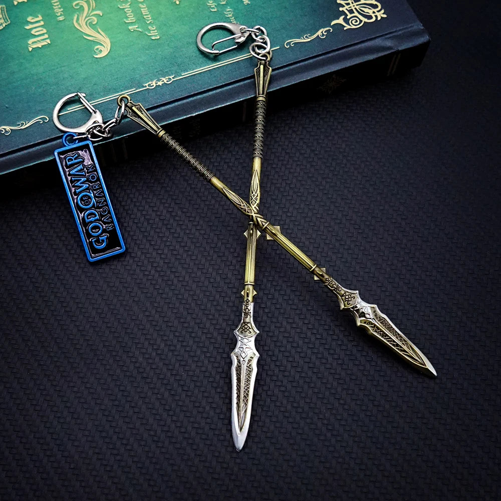 God of War 5 Ragnarok Draupnir Spear Keychain