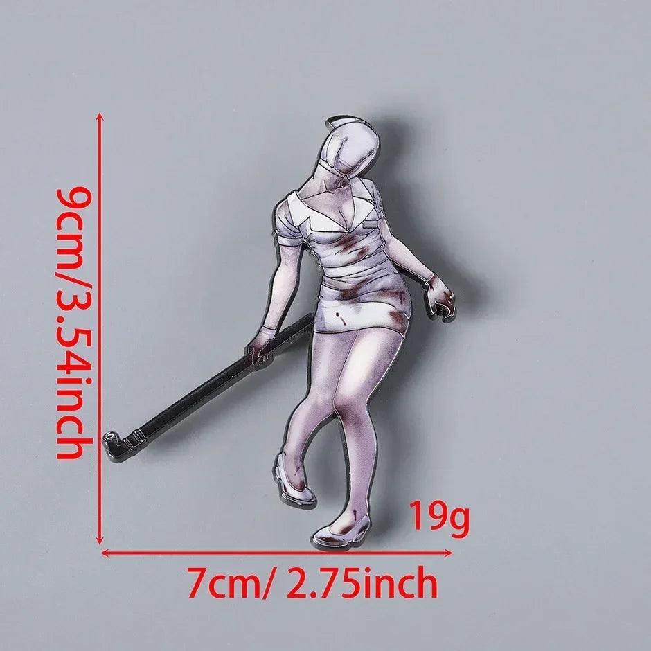 Silent Hill Enamel Pins Zinc Alloy Lapel Brooches