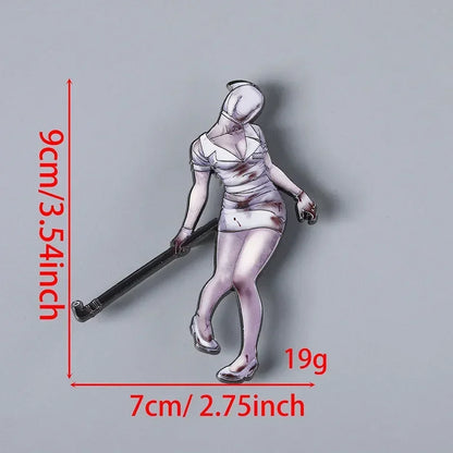 Silent Hill Enamel Pins Zinc Alloy Lapel Brooches