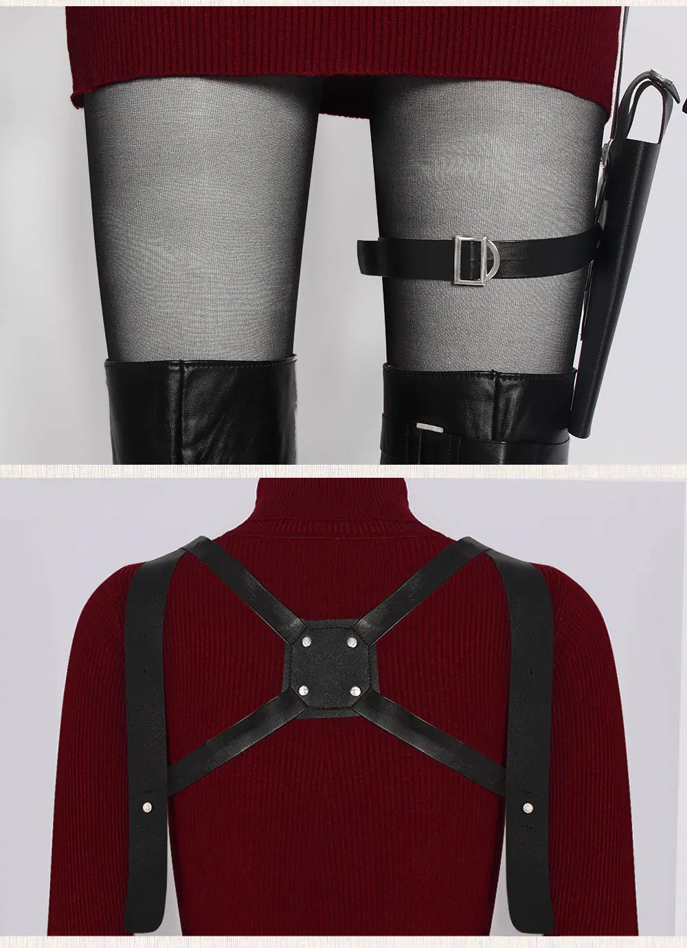 Resident Evil 4 Ada Wong Cosplay Full Set Outfit Cosplay Suit