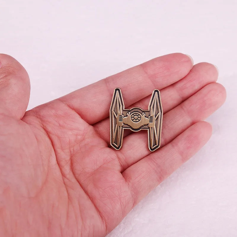 Retro Star Wars Space Craft Enamel Pin