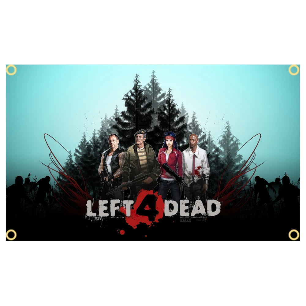 Left 4 Dead 2 Fabric Banners - 3 / 60 x 90cm Available at 2Fast2See.co