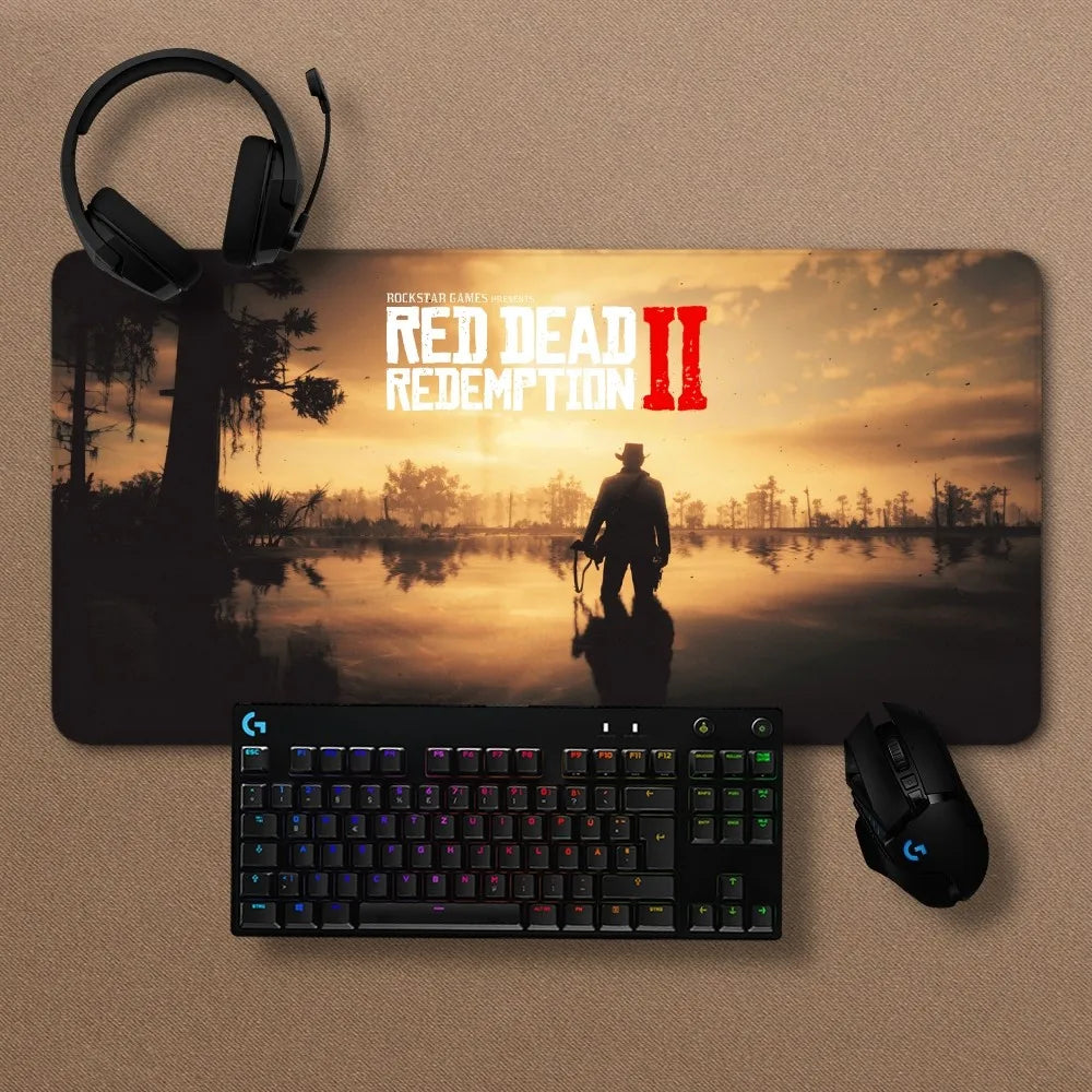 Red Dead Redemption 2 Premium Handmade Mousepads - Option 2 / 200x250x2mm Available at 2Fast2See.co