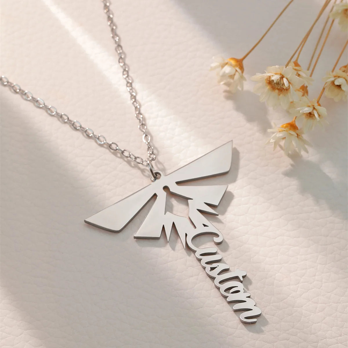 The Last of Us Premium Firefly Gold & Silver Necklace with Customized Name