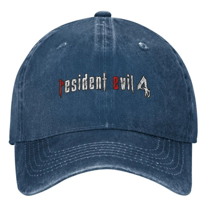 Resident Evil 4 Logo Washed Baseball Cap