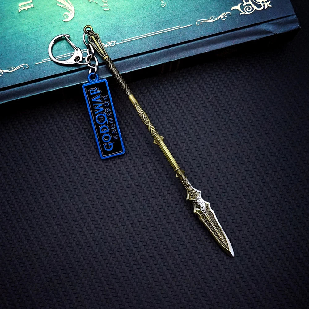 God of War 5 Ragnarok Draupnir Spear Keychain