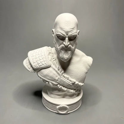 God of War Kratos Desktop Sculpture Model