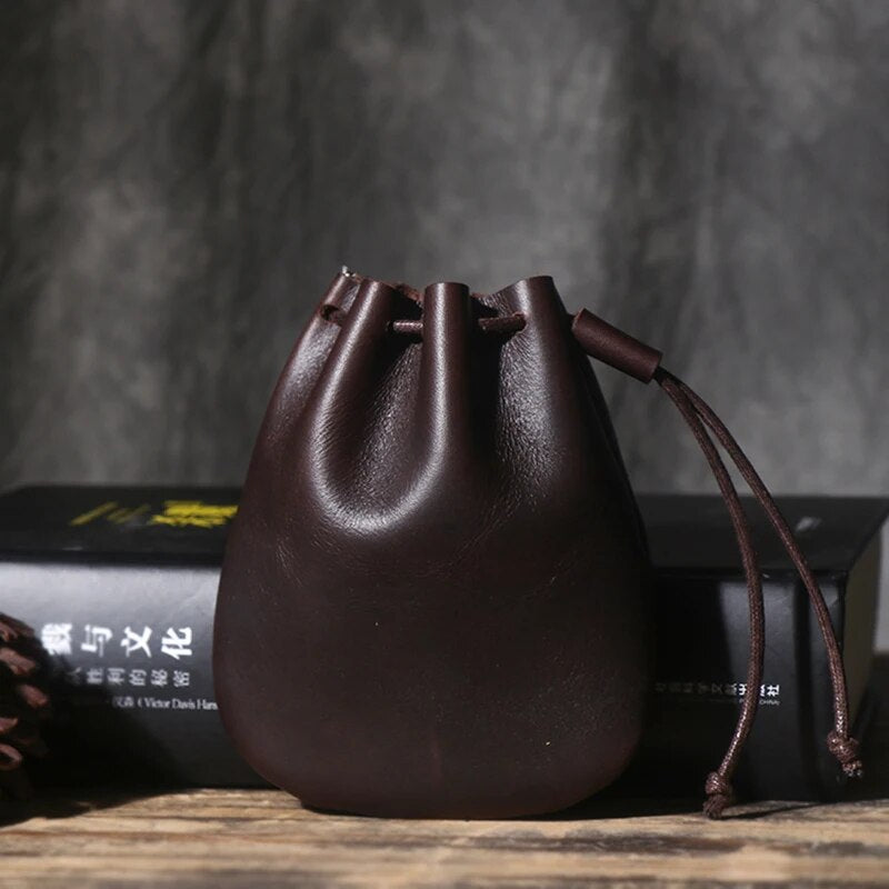 Leather Pocket Purse - Coffee Available at 2Fast2See.co