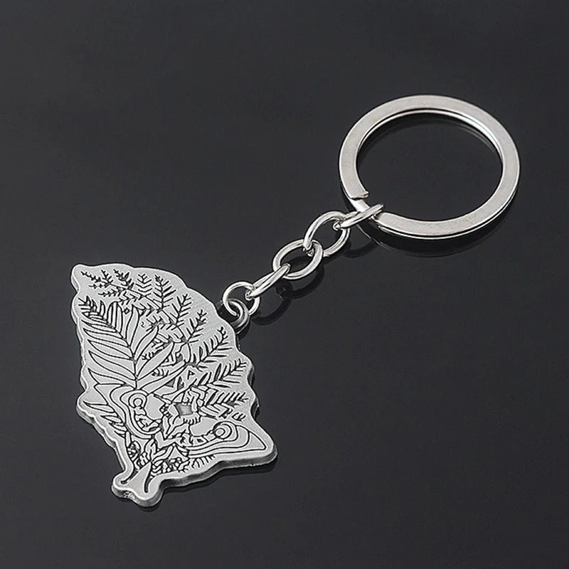 The Last Of Us Ellie's Tattoo Silver Keychain - Available at 2Fast2See.co