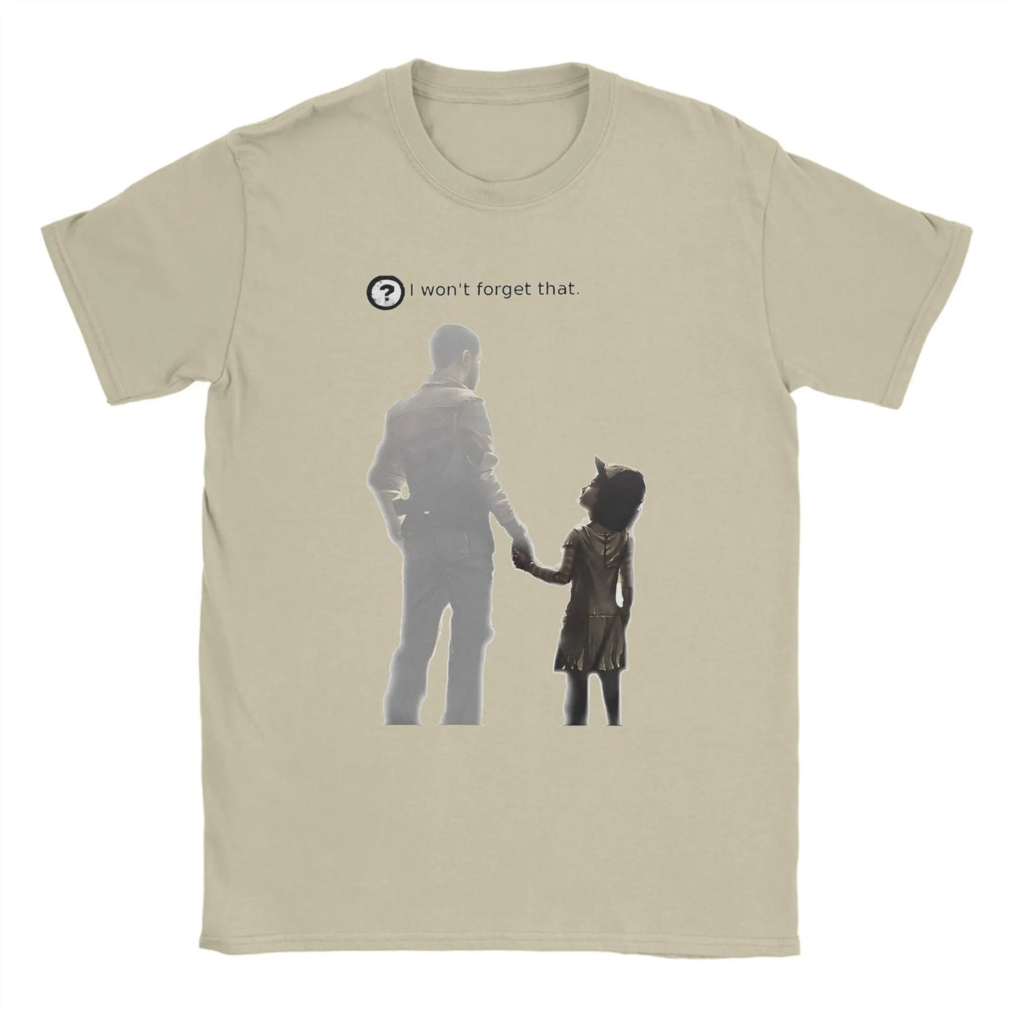 The Walking Dead I Wont Forget That Clementine  & Lee Tshirt
