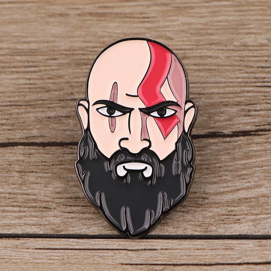 God of War Kratos Enamel Pin