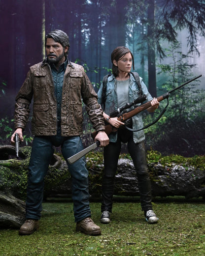 NECA The Last of US 2 Pack of Two 7” Scale Action Figures – Ultimate 2 Pack Joel & Ellie - Available at 2Fast2See.co