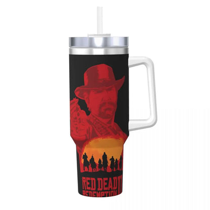 Red Dead Redemption 2 Portable Stainless Steel Thermal Drink Cups