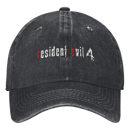 Resident Evil 4 Logo Washed Baseball Cap