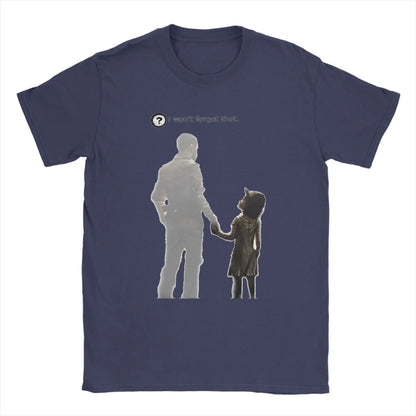 The Walking Dead I Wont Forget That Clementine  & Lee Tshirt