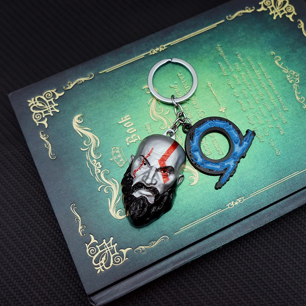 God Of War Ragnarok Kratos Metal Keychain