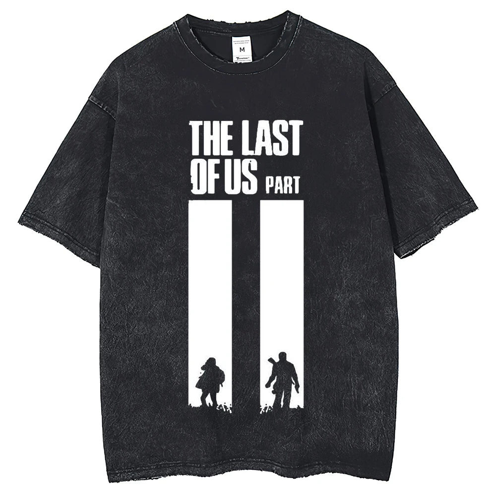 The Last of Us Vintage Black Tshirts - Black - 2 / S Available at 2Fast2See.co