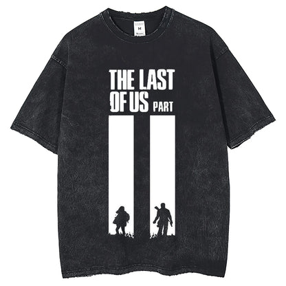 The Last of Us Vintage Black Tshirts - Black - 2 / S Available at 2Fast2See.co
