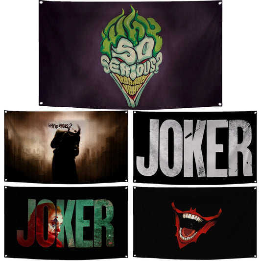 Joker Why So Serious? Inspired Fabric Banners Decoration Ideas - Available at 2Fast2See.co