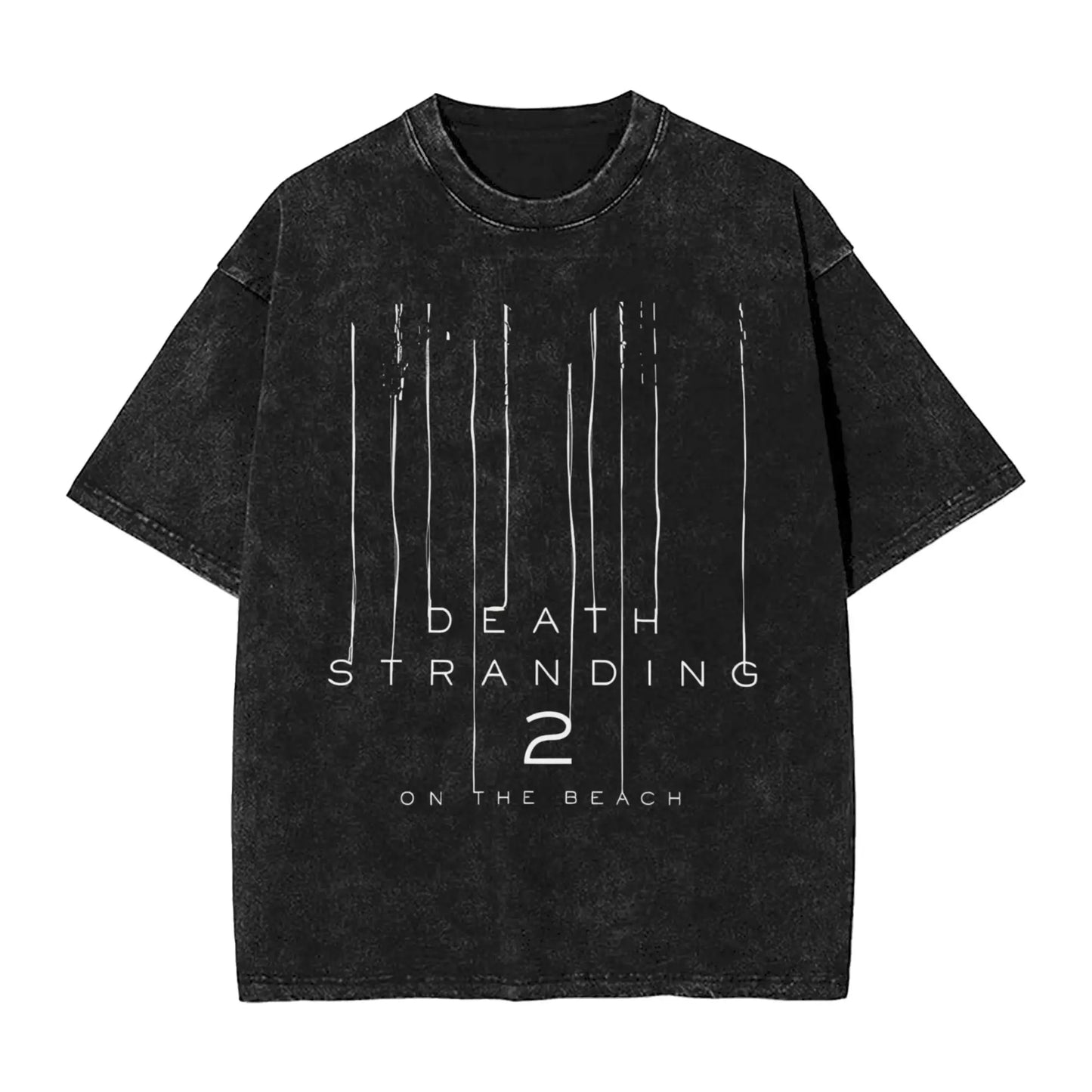 Death Stranding 2 Washed T-Shirt Casual Gaming Clothes Birthday Gift