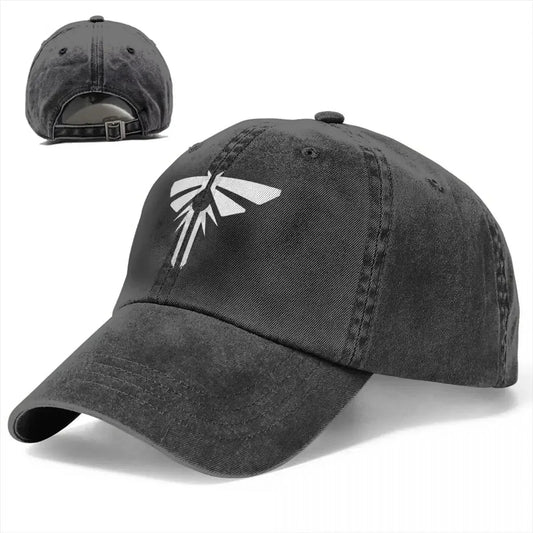 The Last of Us Fireflies Logo Hat Casual Outdoor Style Baseball Cap - Black / Adjustable Available at 2Fast2See.co