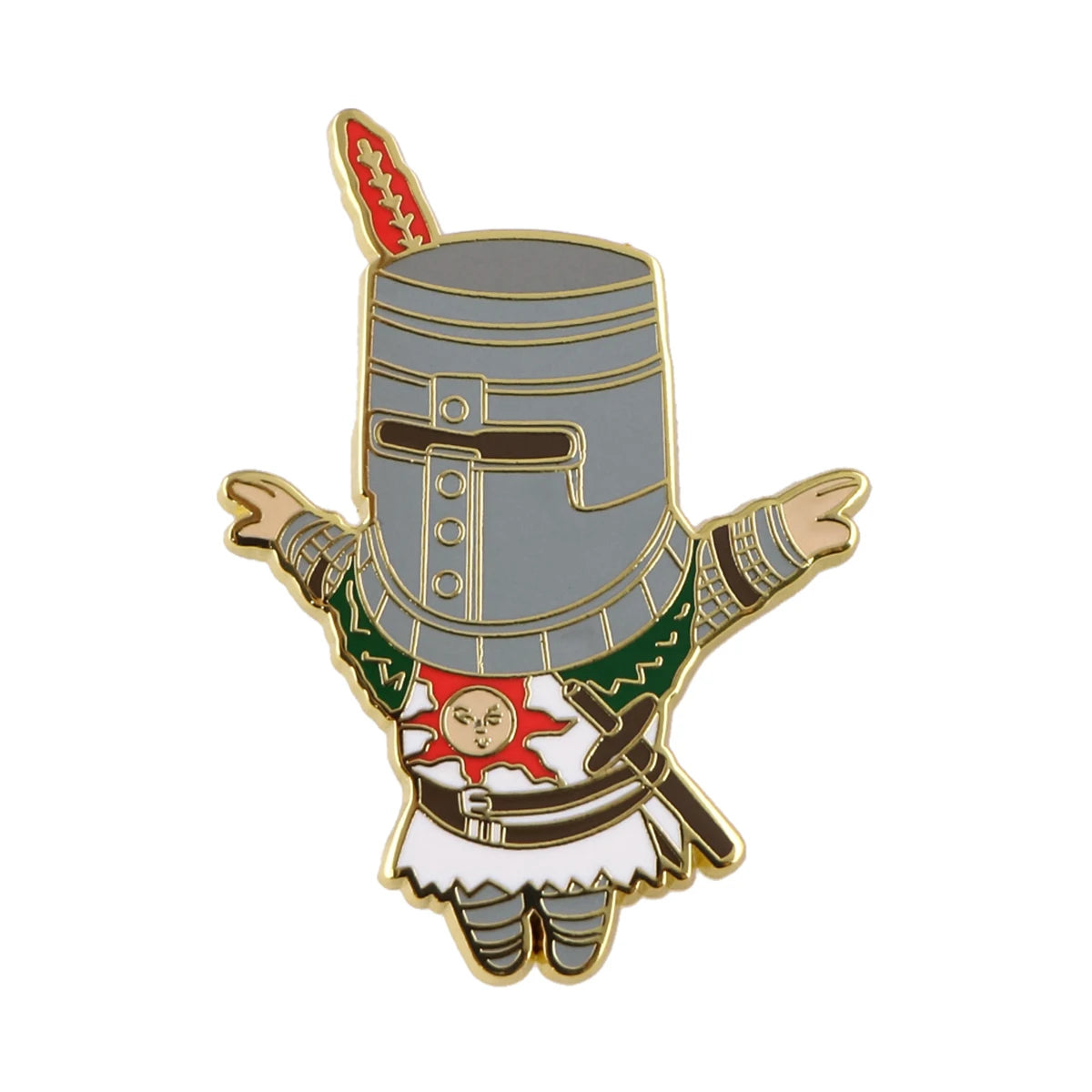 Dark Souls Game Praise The Sun Enamel Pin Backpack Lapel Badges