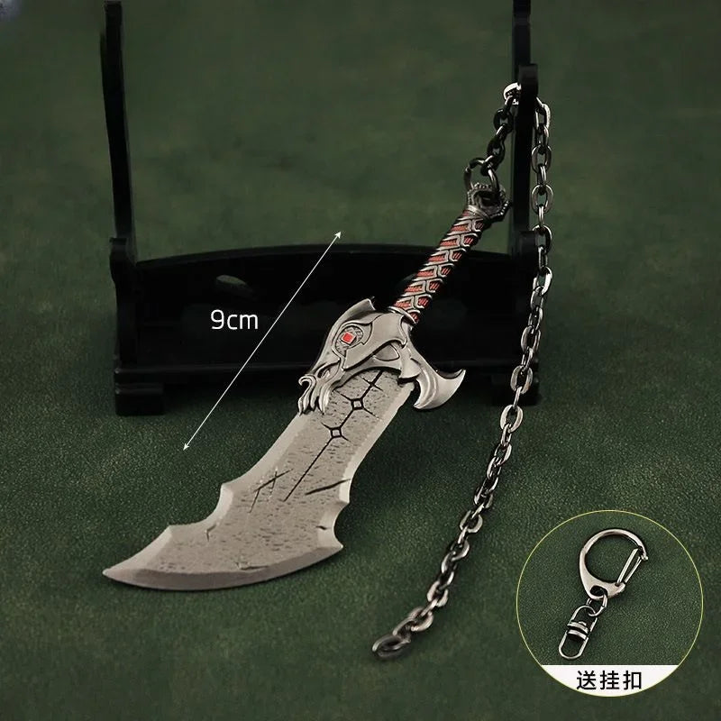 God of War Kratos Blade of Athena Weapon Keychain - 9cm New Chaos Blades Available at 2Fast2See.co