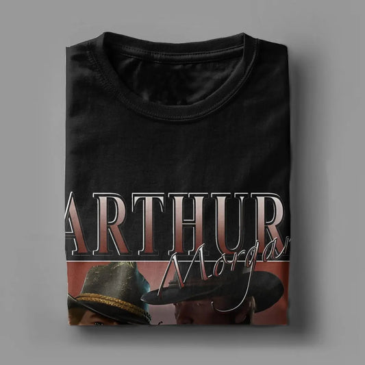 Red Dead Redemption 2 Unique Arthur Morgan Tshirt - Black / S Available at 2Fast2See.co