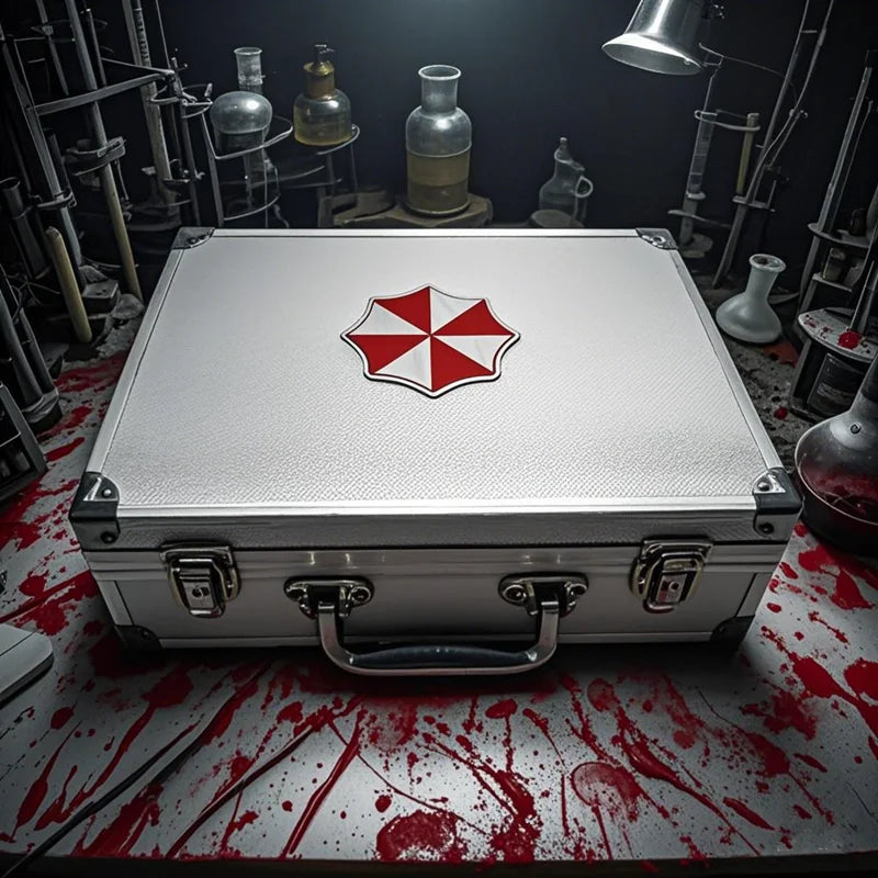 Umbrella Company Biochemistry Suitcase Cosplay Villainous Item Prop Replica