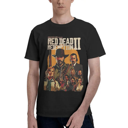 Red Dead Redemption 2 Game Retro Graphic Tshirt