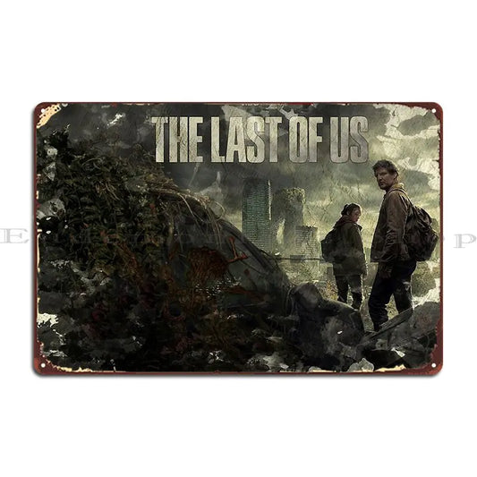 The Last of Us Official TV Series Metal Sign - Vintage Garage Wall Decor - Apocalyptic Old / 14x20cm Available at 2Fast2See.co