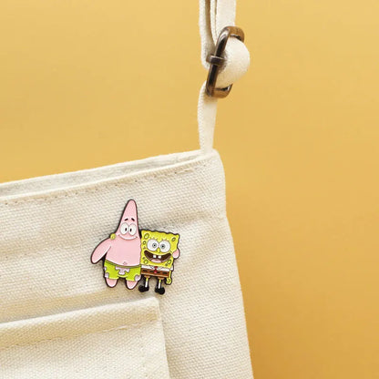 SpongeBob & Patrick Enamel Pin - Available at 2Fast2See.co