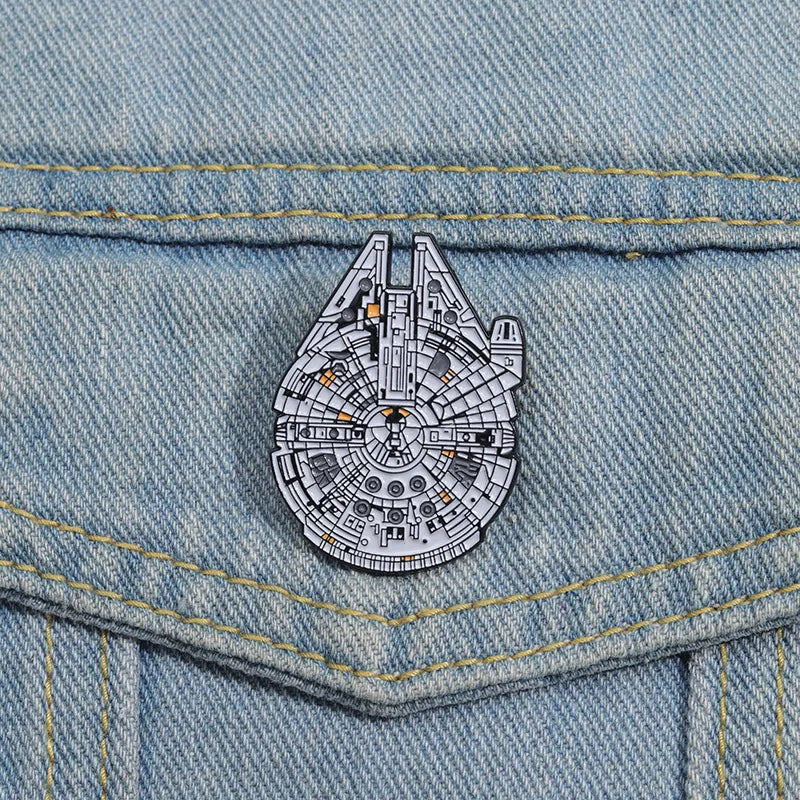 Star Wars The Millennium Falcon Spacecraft Enamel Pin