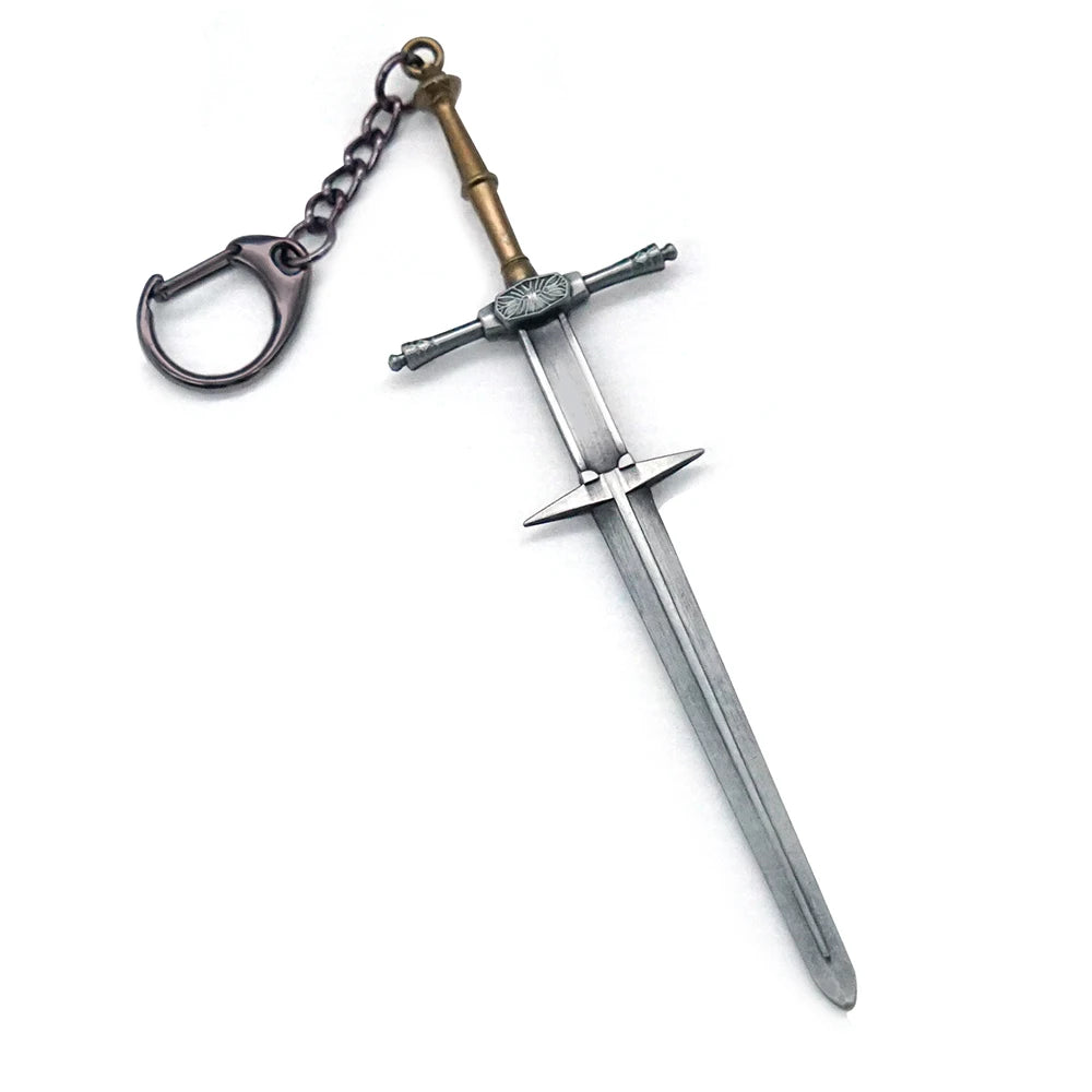 Dark Souls 1 Remastered Zweihander Sword Keychain – Authentic Game Accessory Key Ring - Available at 2Fast2See.co