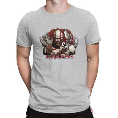 God Of War Kratos TShirt Classic Design - Gray / S Available at 2Fast2See.co
