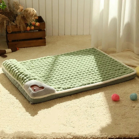 Retro Soft & Cozy Dog Bed - Protection and Comfort - Available at 2Fast2See.co