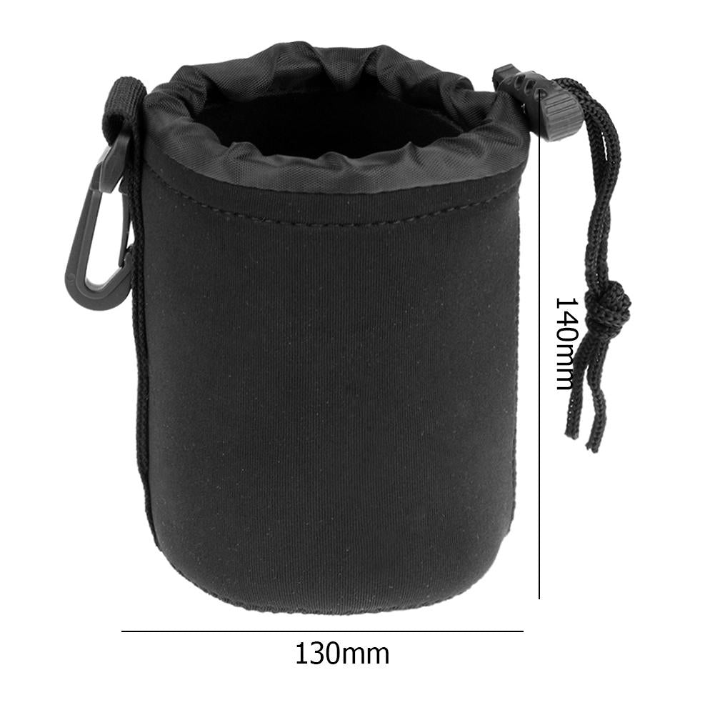 Premium Waterproof Camera Lense Case - M - Black Available at 2Fast2See.co