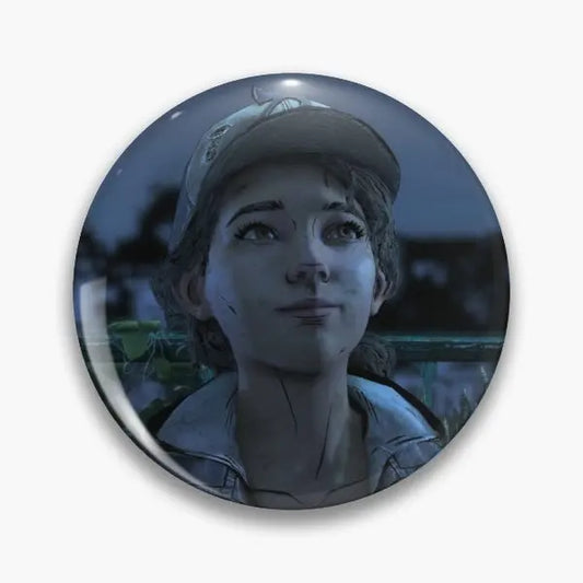 The Walking Dead Clementine Pin - 32mm(1.25in) Available at 2Fast2See.co