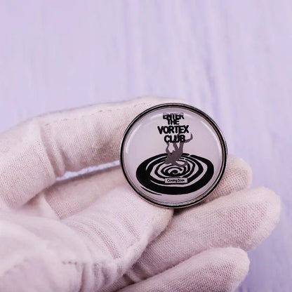 Enter The Vortex Club Lapel Pin