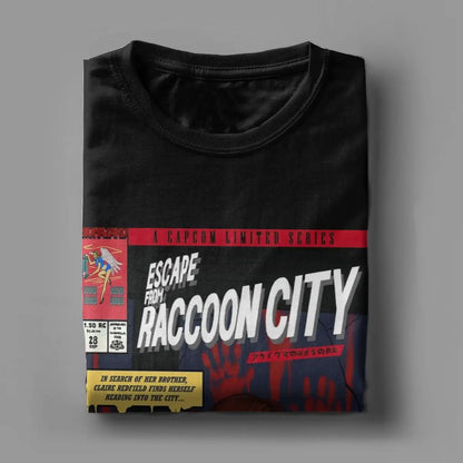 Resident Evil 2 Claire Redfield Raccoon City Tshirt Pure Cotton Gift Clothing - Grey / S Available at 2Fast2See.co