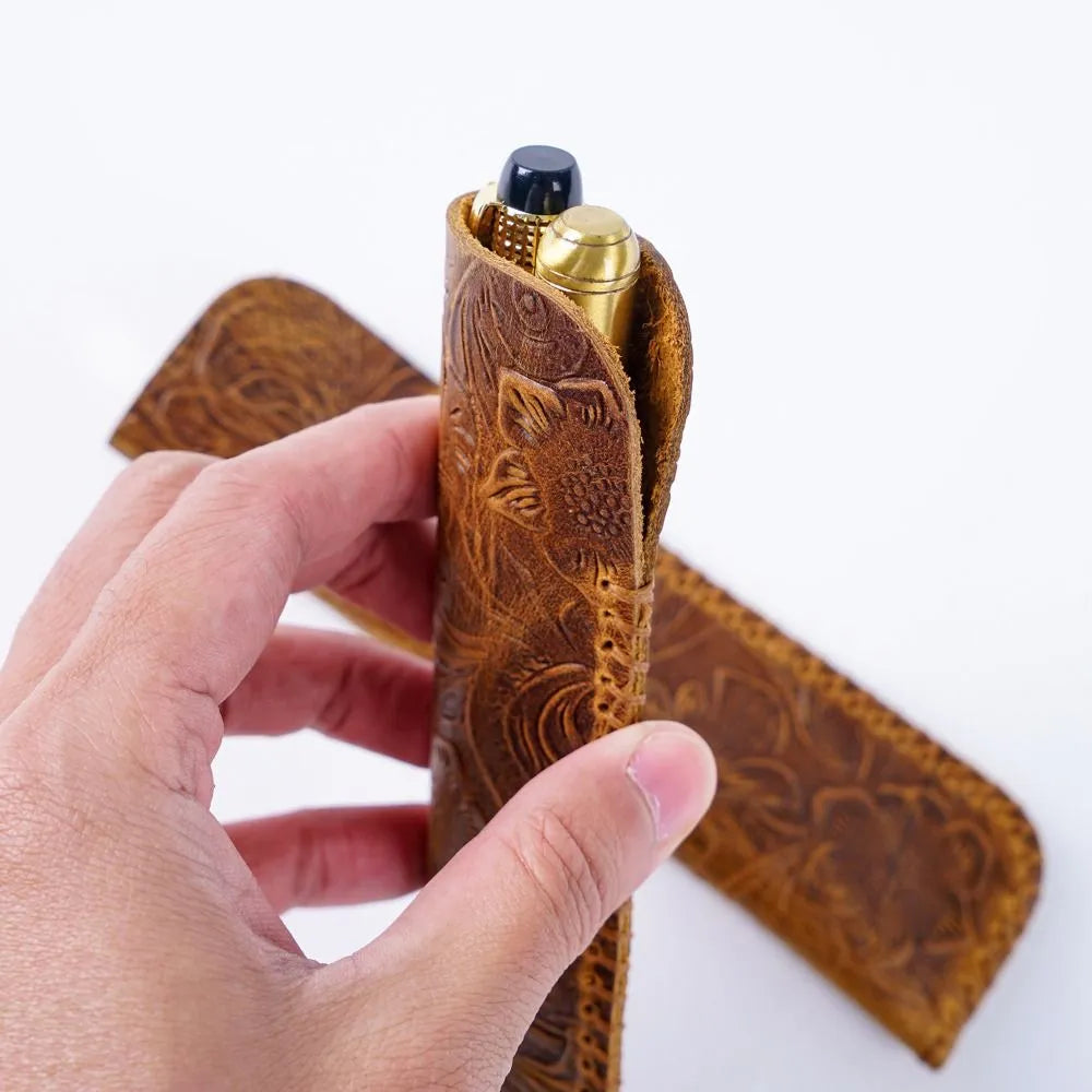 Professional Leather Pen Holder - Available at 2Fast2See.co