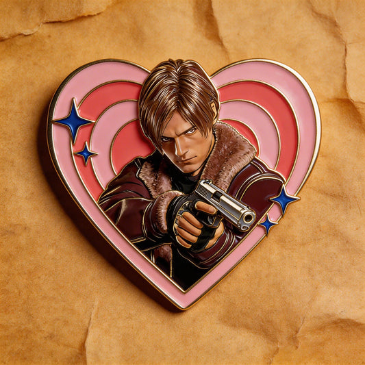Leon S. Kennedy Resident Evil Metallic Pin