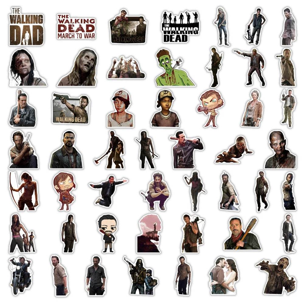 The Walking Dead Premium Vinyl Stickers