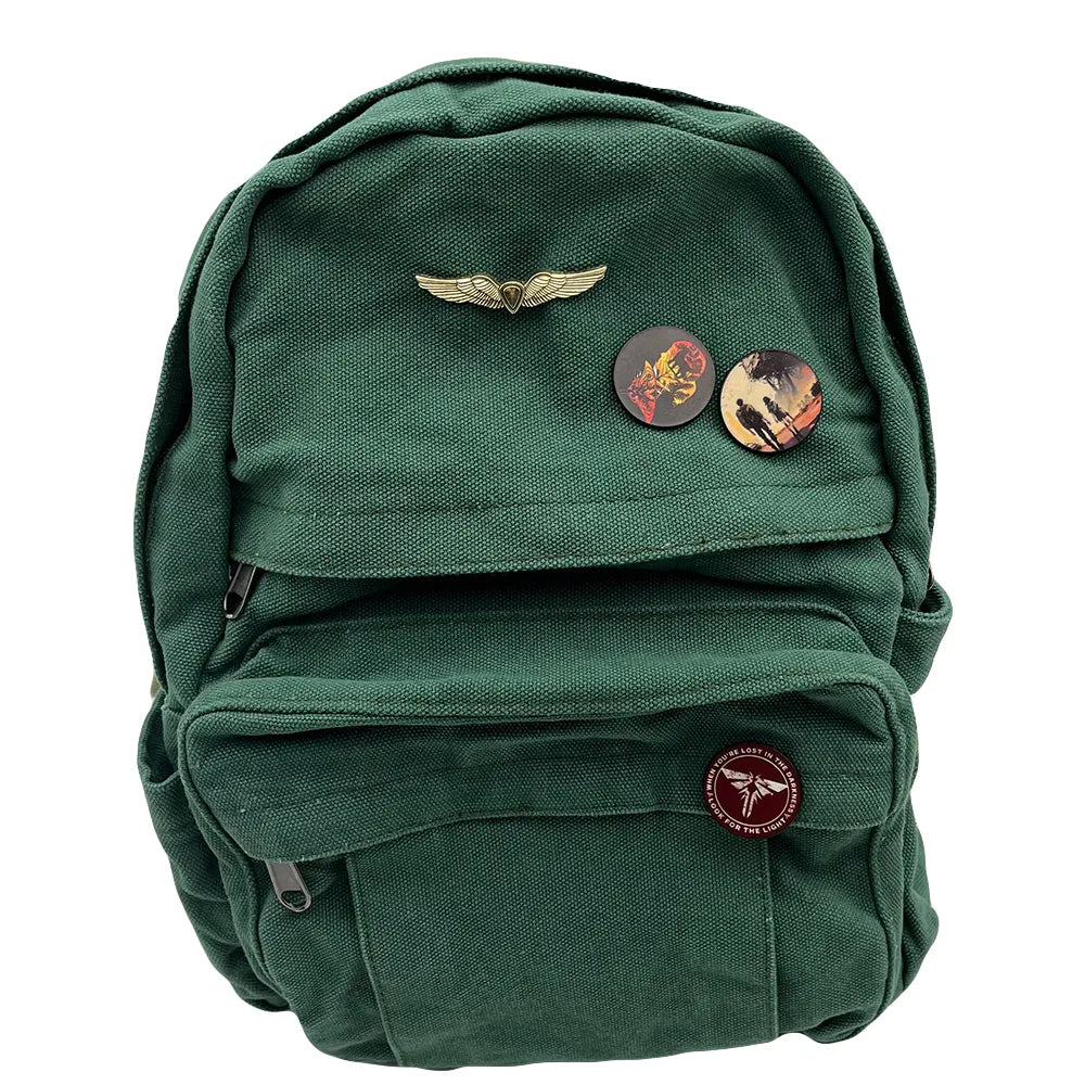 The Last of Us Part I Ellie's Backpack with Pins - Ellie's Backpack Available at 2Fast2See.co