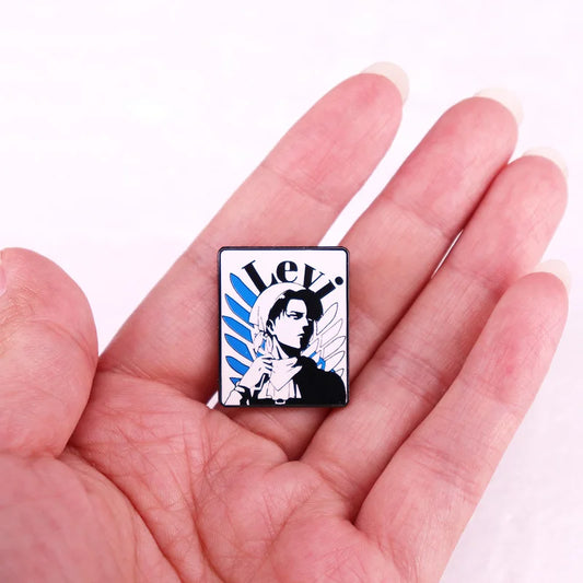 Attack on Titan Levi Ackerman Enamel Pin