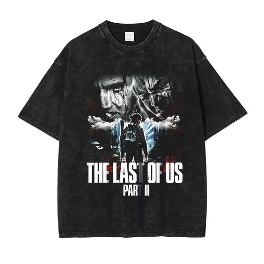 The Last of Us Video Game Inspired Vintage Tshirt 100% Cotton