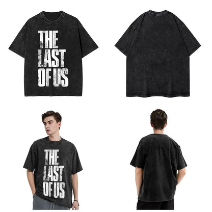 The Last of Us Logo Vintage Washed Tshirt