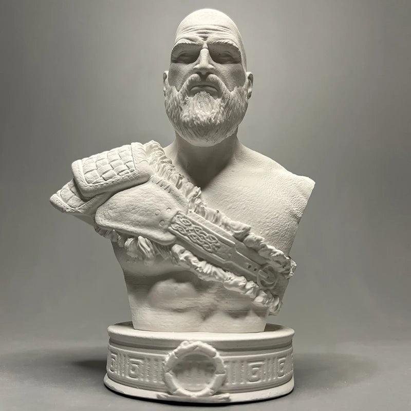 God of War Kratos Desktop Sculpture Model