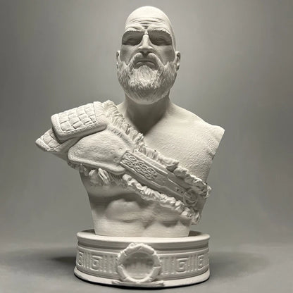 God of War Kratos Desktop Sculpture Model
