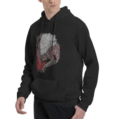 Elden Ring Video Game Maliketh the Black Blade Soft Hoodie